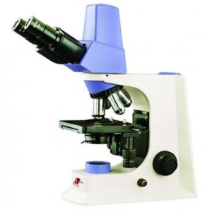 Research Binocular Digital Optical Microscope Halogen Lamp 